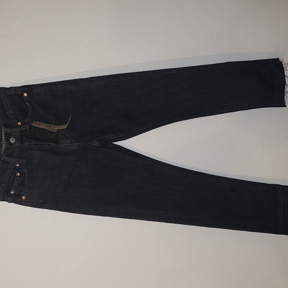 WEDGIE STRAIGHT FIT WOMEN'S JEANS BLACK WASH - Picture 2 of 11